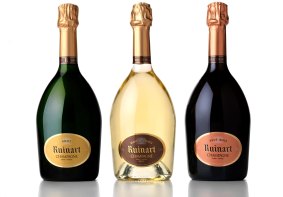 Luxury brand: a selection of Ruinart's range.