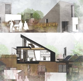 Architect Melinda Dodson took out first prize in the ACT NEAT competition for alternative housing options.