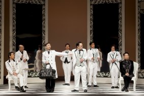 Social satire: W!LD RICE's all-male production of Oscar Wilde's The Importance of Being Earnest plays the Brisbane Festival.