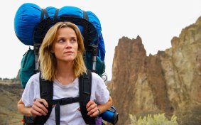 Heavy load: Reese Witherspoon as Cheryl Strayed in <i>Wild</i>. 