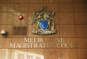 A special court to hear family violence matters is held at the Melbourne Magistrates' Court.