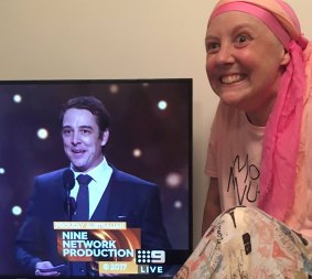 Connie Johnson watching her brother, Samuel, win a gold Logie for his portrayal of Molly Meldrum.
