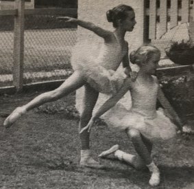 Turner (left), aged five. Her childhood was consumed by ballet, she says: "I was never allowed to play."