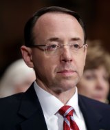 Rod Rosenstein said the FBI's reputation and credibility had suffered "substantial damage" over the past year.