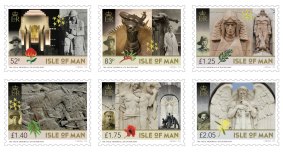 The new collection of stamps issued by the Isle of Man.