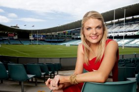 Channel Nine reporter and The Footy Show panelist and former Canberran Erin Molan.