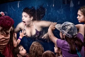 Johannes Reinhart won the $50,000 Moran Contemporary Photographic Prize for <i>Mermaid Show</i>.
