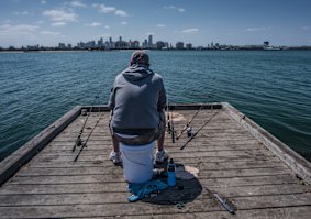 Melbourne from Webb Dock Walk.