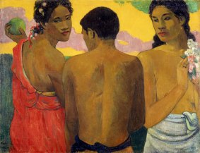 Paul Gauguin's Three Tahitiians, 1899, is coming to the Art Gallery of NSW.
