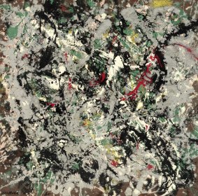 Jackson Pollock's Number 12 had a $US18 million-plus price tag.