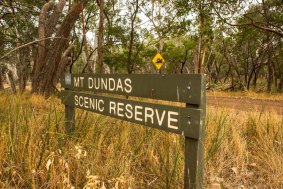 The Mount Dundas Scenic Reserve near Cavendish.