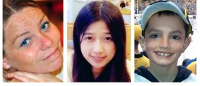 Boston bombing victims Krystle Campbell, 29, Lu Lingzi, a Boston University graduate student from China, and Martin Richard, 8.