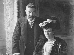 Alfred Deakin and his wife Pattie.