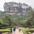 Sigiriya, the ancient rock fortress, monastery and royal palace of a fifth-century king.