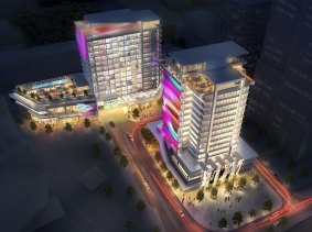 An artist's impression of Minor Group's planned $110 million development in Perth. 