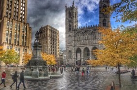 Notre-Dame Basilica of Montreal, Quebec.
