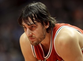 Bucks beginning: Andrew Bogut during his first stint in the NBA with Milwaukee.