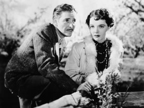 Ronald Colman and Jane Wyatt in <i>Lost Horizon</i>(1937).