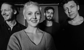 Laura Marling with her band.