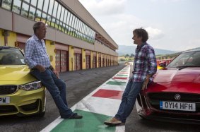 Jeremy Clarkson and Richard Hammond talk supercars in their <i>Top Gear</i> Amalfi coast special.