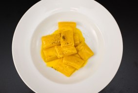 Bar Di Stasio's paccheri with parmesan butter.