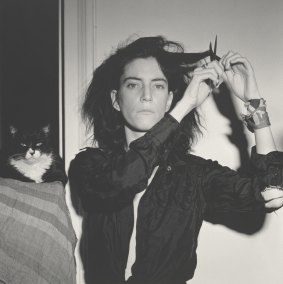 Patti Smith met Robert Mapplethorpe just after she moved to New York in the late 1960s. He made this portrait of her in 1978.