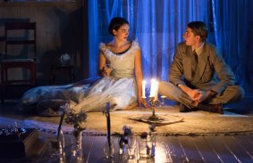 Rose Riley and Harry Greenwood in The Glass Menagerie.