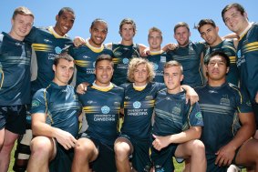 Several of the ACT representatives in the Australian Barbarians trained with the Brumbies before Chrismas.