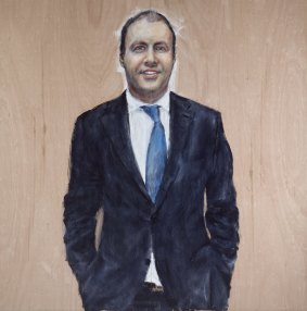 Camillo De Luca's Polymath portrait features federal Liberal MP Josh Frydenberg.    