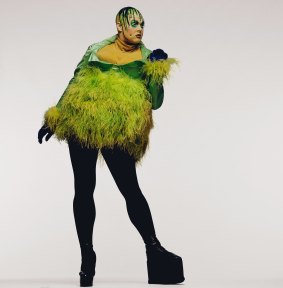 Fergus Greer's Leigh Bowery, Session VII, Look 34 June, 1994.