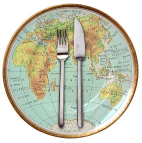 The world is your dinner plate.