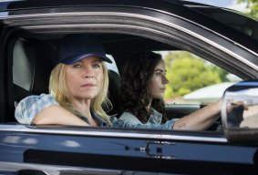 Thelma and Louise is an obvious comparison for Rebecca Gibney and Geraldine Hakewill in Wanted - but there's no driving over a cliff at the end.
