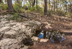 An Aboriginal well at the ghost town of Whroo, near Rushworth.