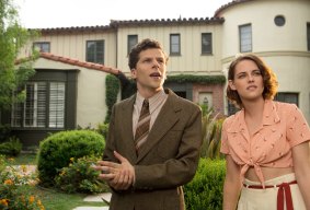 In Cafe Society Jesse Eisenberg and Kristen Stewart's relationship is doused in classic Hollywood references.