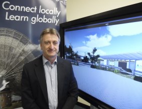 Chris Robertson is the acting principal of Aurora College, NSW's first virtual school. 
