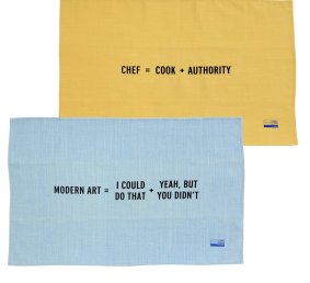Modern Art and Chef Tea Towels by Craig Damrauer.
