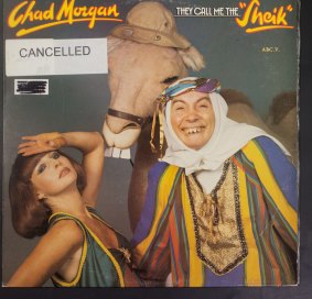 Albums by Australian country star Chad Morgan, aka 'the Sheik of Scrubby Creek' are among the State Library of Victoria's vast vinyl record collection.