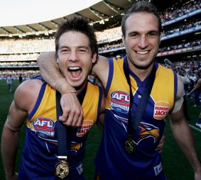 Ben Cousins, left, went into rehabilitation in America in 2007. 