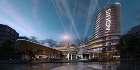 An artist's impression of the rebuilt Casino Canberra.