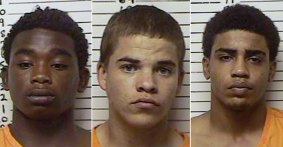 James Francis  Edwards Jr, Michael Dewayne  Jones, and Chancey Allen Luna were charged in connection with the killing of Australian baseballer Chris Lane.