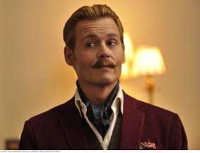 Johnny Depp in Mortdecai.