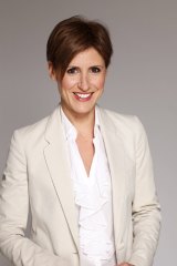 <i>Lateline</i>, hosted by Emma Alberici, could be slimmed down as a result of ABC budget cuts.