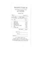 Receipt for lunch with Marcia Langton at Charcoal Lane.