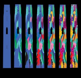 Sketches for the harbour bridge's pylon projections from Province Studio.