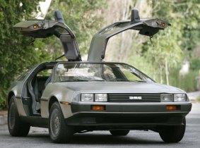 DeLoreans will be racing around Canberra on Saturday night.