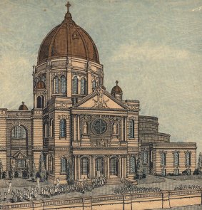 The proposed Holy Name Cathedral in Brisbane.