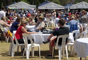Wine and food bliss: Balmoral Beach hosts the annual Hunter Valley Uncorked on Sunday. 