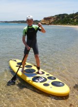 Alex Henderson, age 11, launched an online paddle boarding retail business after graduating from Lemonade Stand - The Business School for Kids.