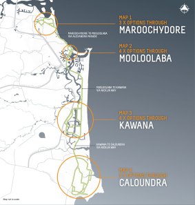 Overview of the light rail plan.