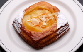 Sweet treat: The Pear Danish served at Neds Bake.